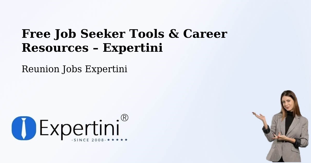 Free Job Seeker Tools & Career Resources – Sarabé - Sarabé, Reunion Jobs Expertini